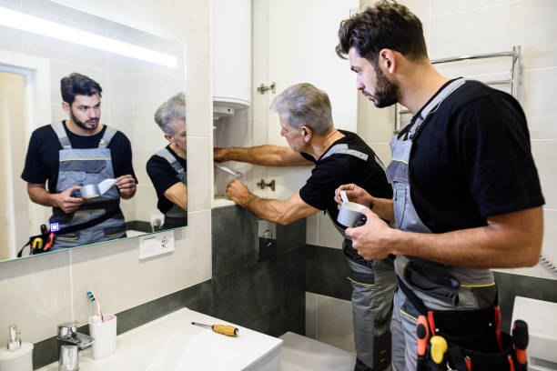 Professional plumber working on pipes in Caldwell Idaho